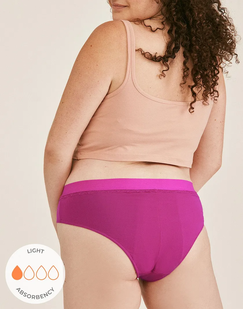 Cindy Cheeky Dark Pink Plus panty bundle Model 1