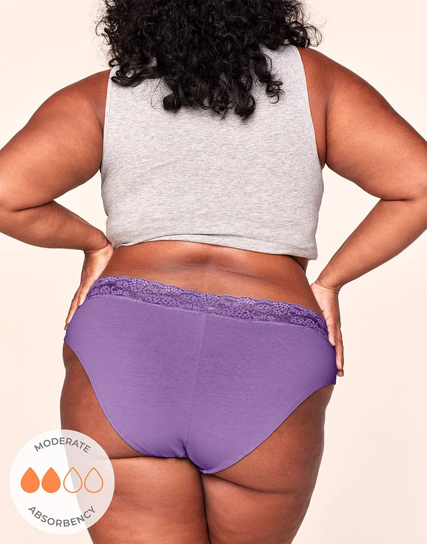 Alice Bikini Dark Purple Plus panty bundle Model 2