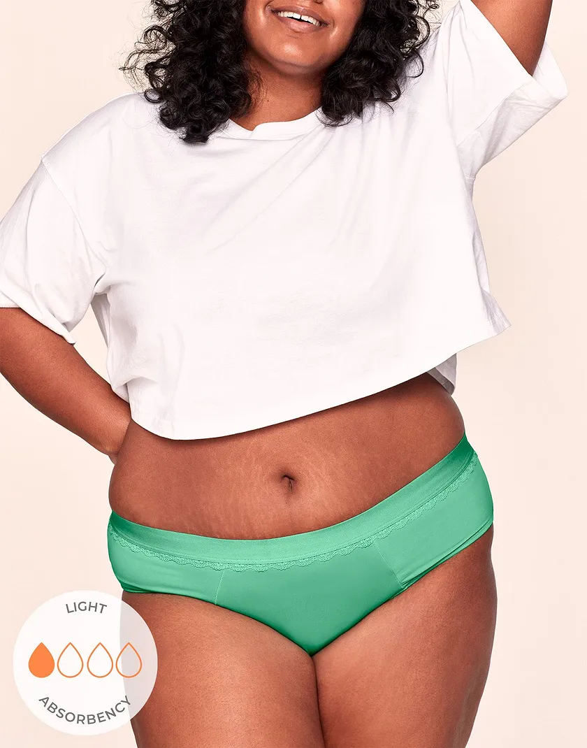 Cindy Cheeky Medium Green Plus panty bundle Model 6