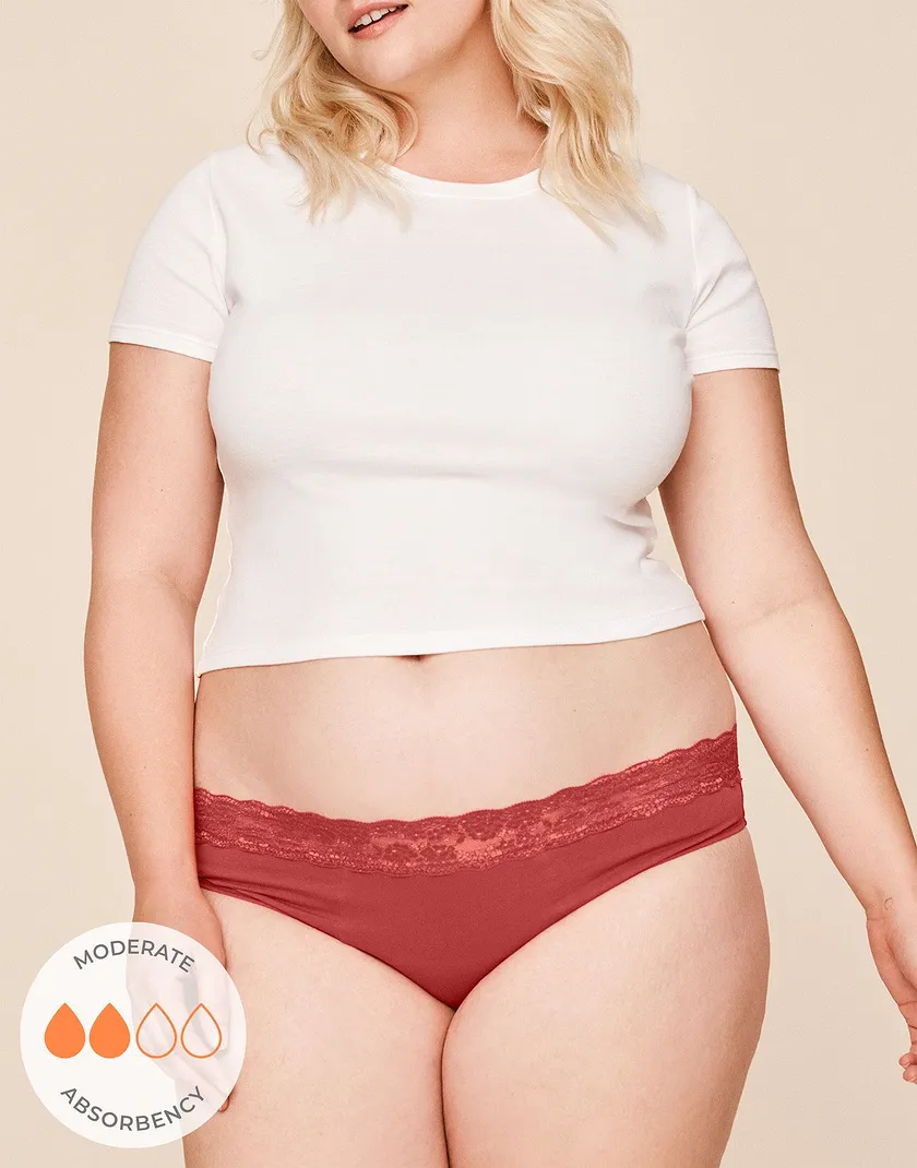 Alice Bikini Dark Orange Plus panty bundle Model 5
