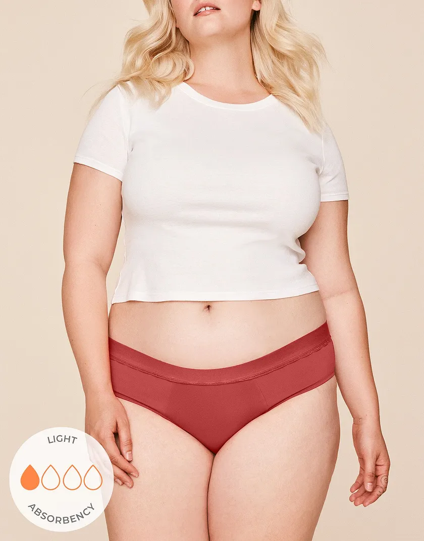 Cindy Cheeky Dark Orange Plus panty bundle Model 5