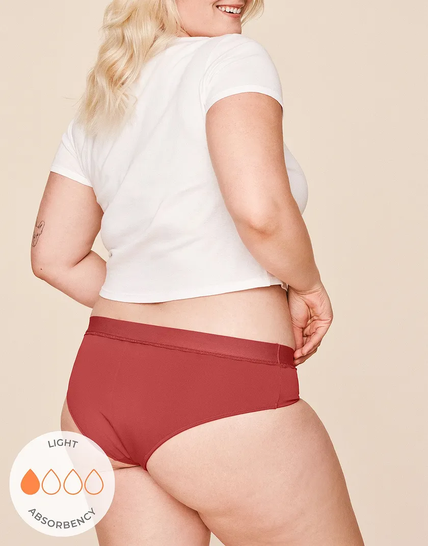 Cindy Cheeky Dark Orange Plus panty bundle Model 2