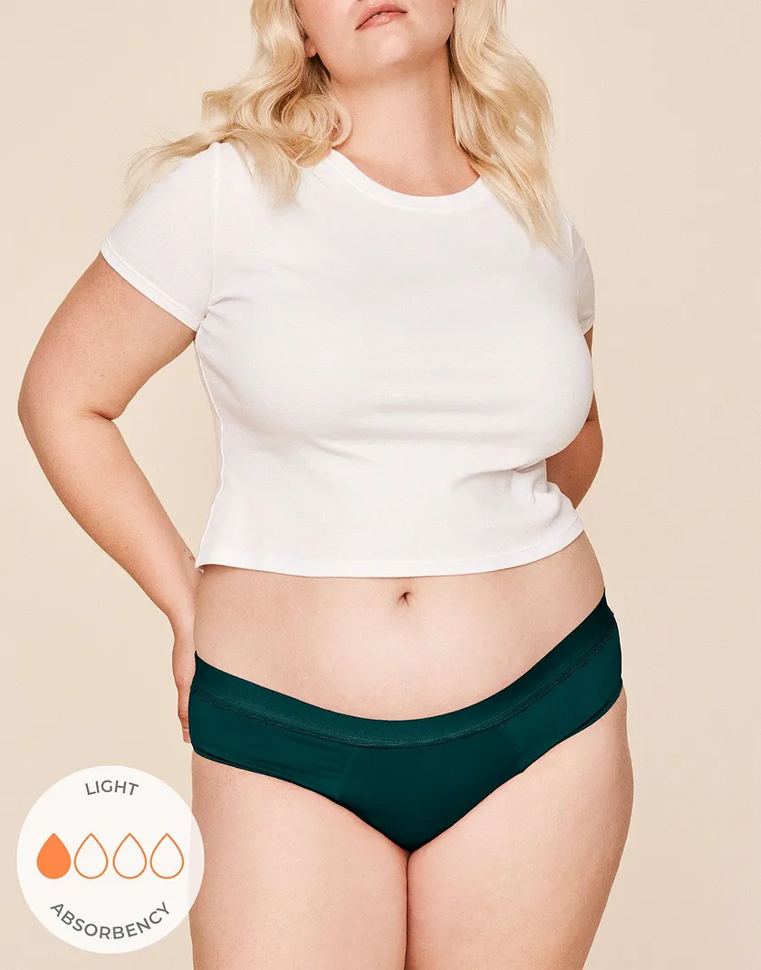 Cindy Cheeky Dark Green Plus panty bundle Model 5