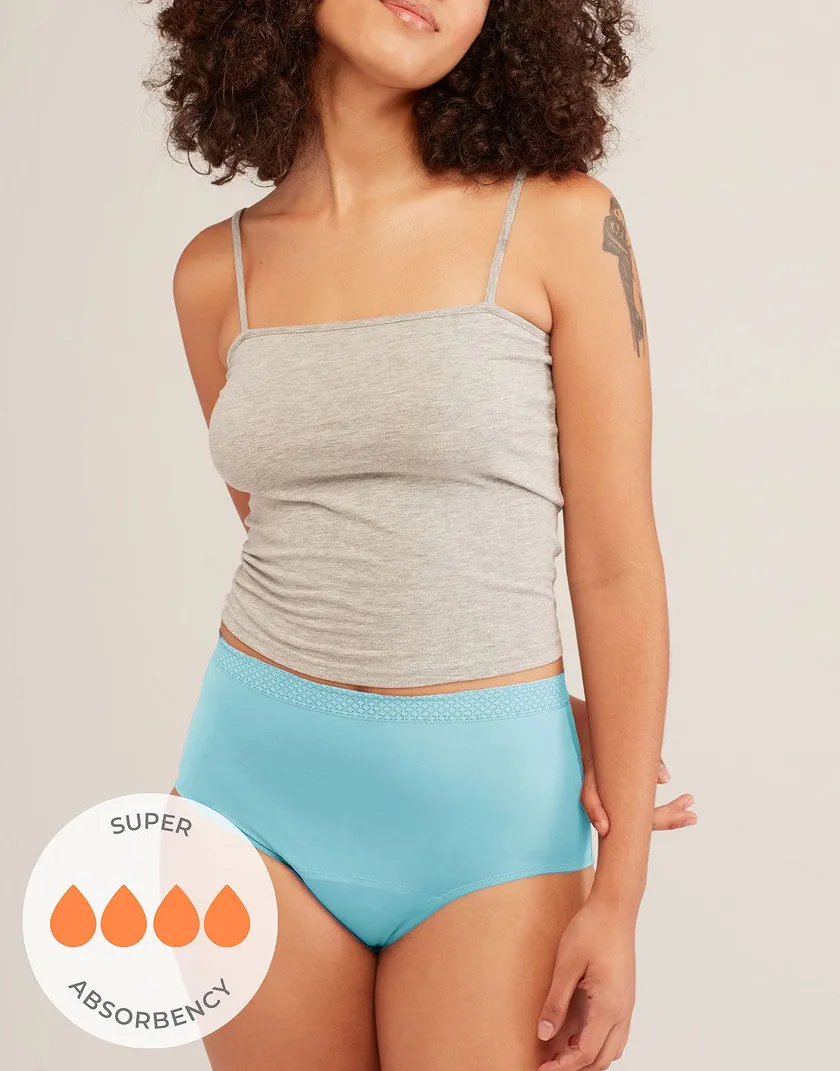 Jess High Waisted Light Blue panty bundle Model 4