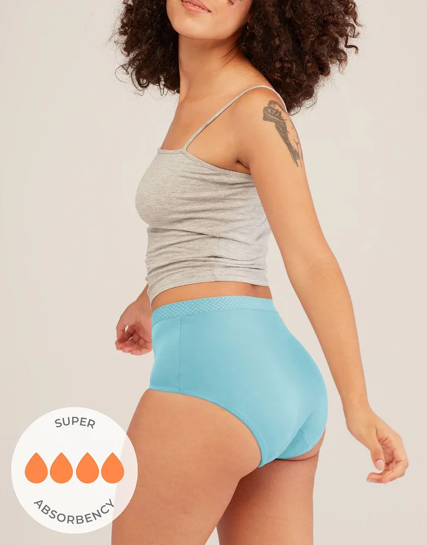 Jess High Waisted Light Blue panty bundle Model 1