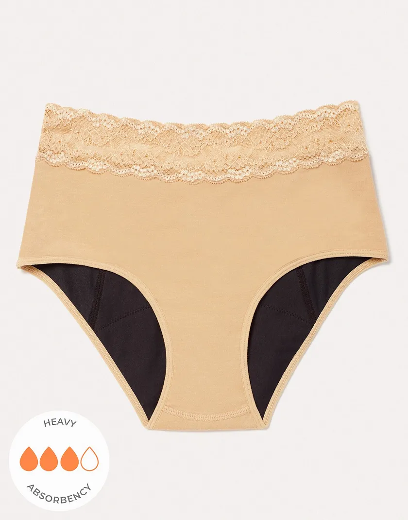 Ella Midi Brief Beige panty bundle Still 3