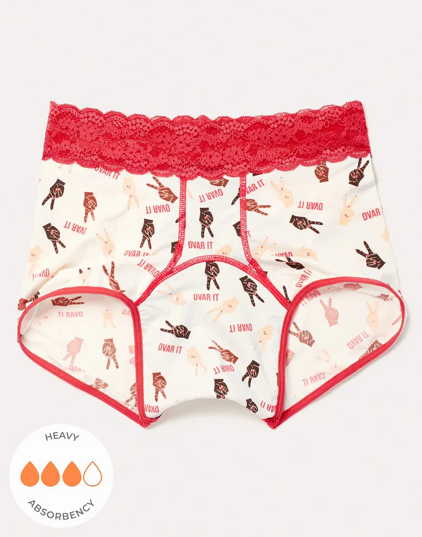 Emily Shortie Convo White panty bundle Still 3