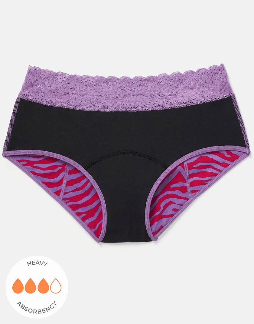 Ella Midi Brief Animal Red panty bundle Still 4