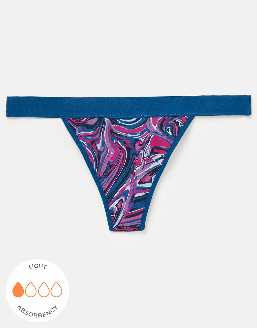 Leah Thong Novelty Blue panty bundle Still 2