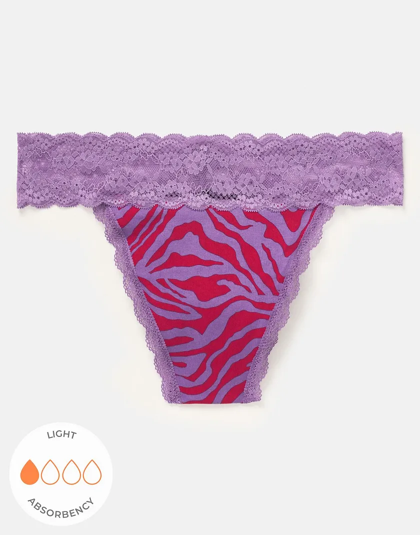 Lily Thong Animal Red panty bundle Still 2