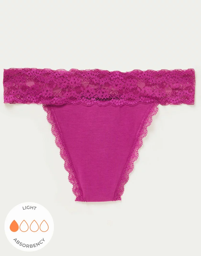 Lily Thong Dark Pink panty bundle Still 3