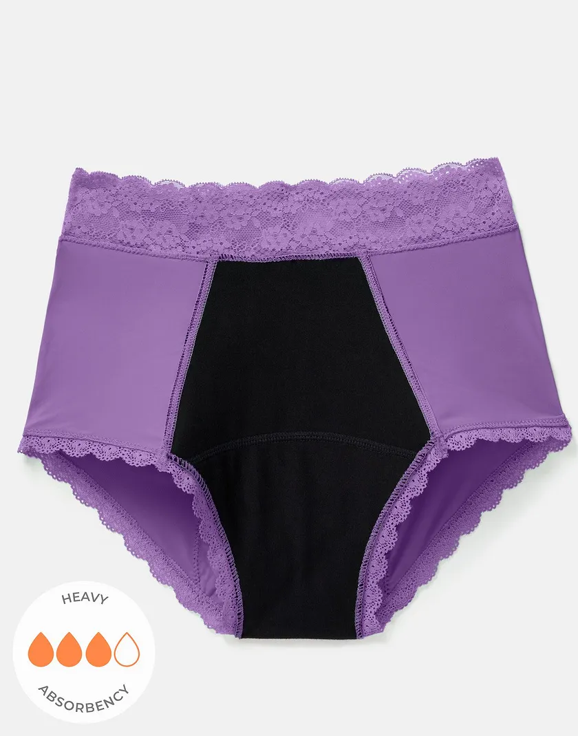 Amelia High Waisted Dark Purple panty bundle Still 3