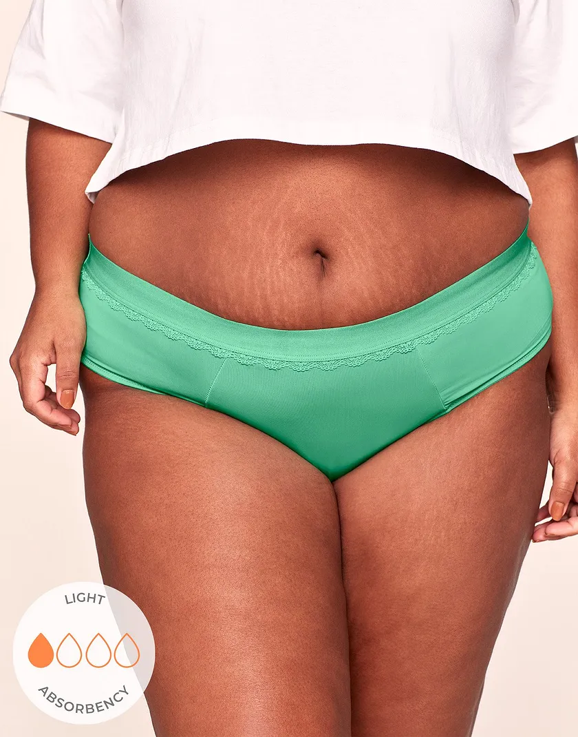 Cindy Cheeky Medium Green Plus panty bundle Model 5