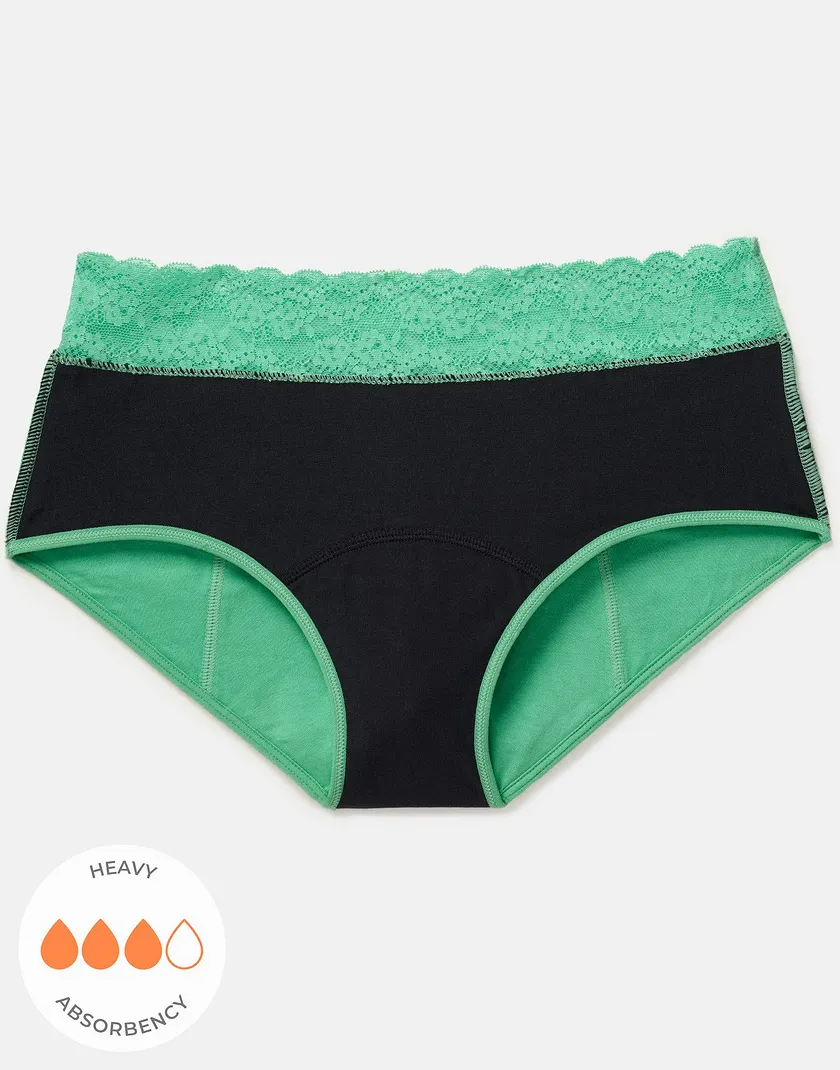 Ella Midi Brief Medium Green panty bundle Still 3