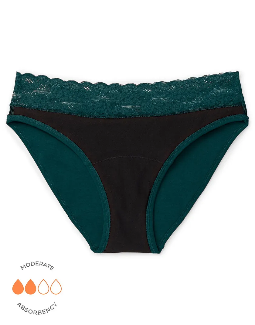 Alice Bikini Dark Green panty bundle Still 3