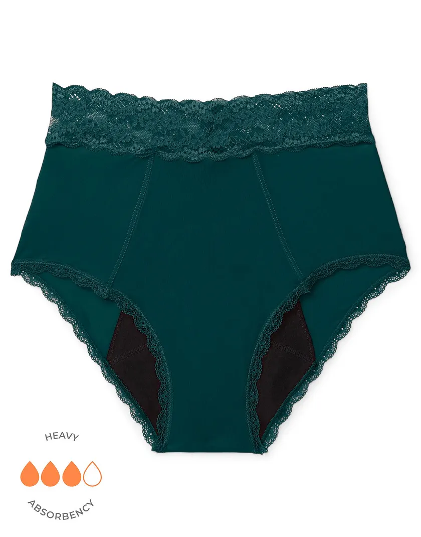 Amelia High Waisted Dark Green panty bundle Still 3