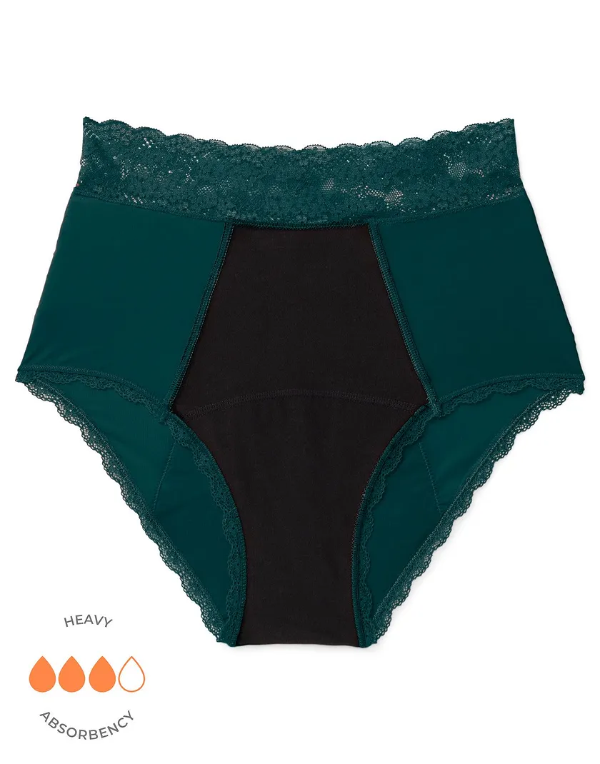 Amelia High Waisted Dark Green panty bundle Still 7