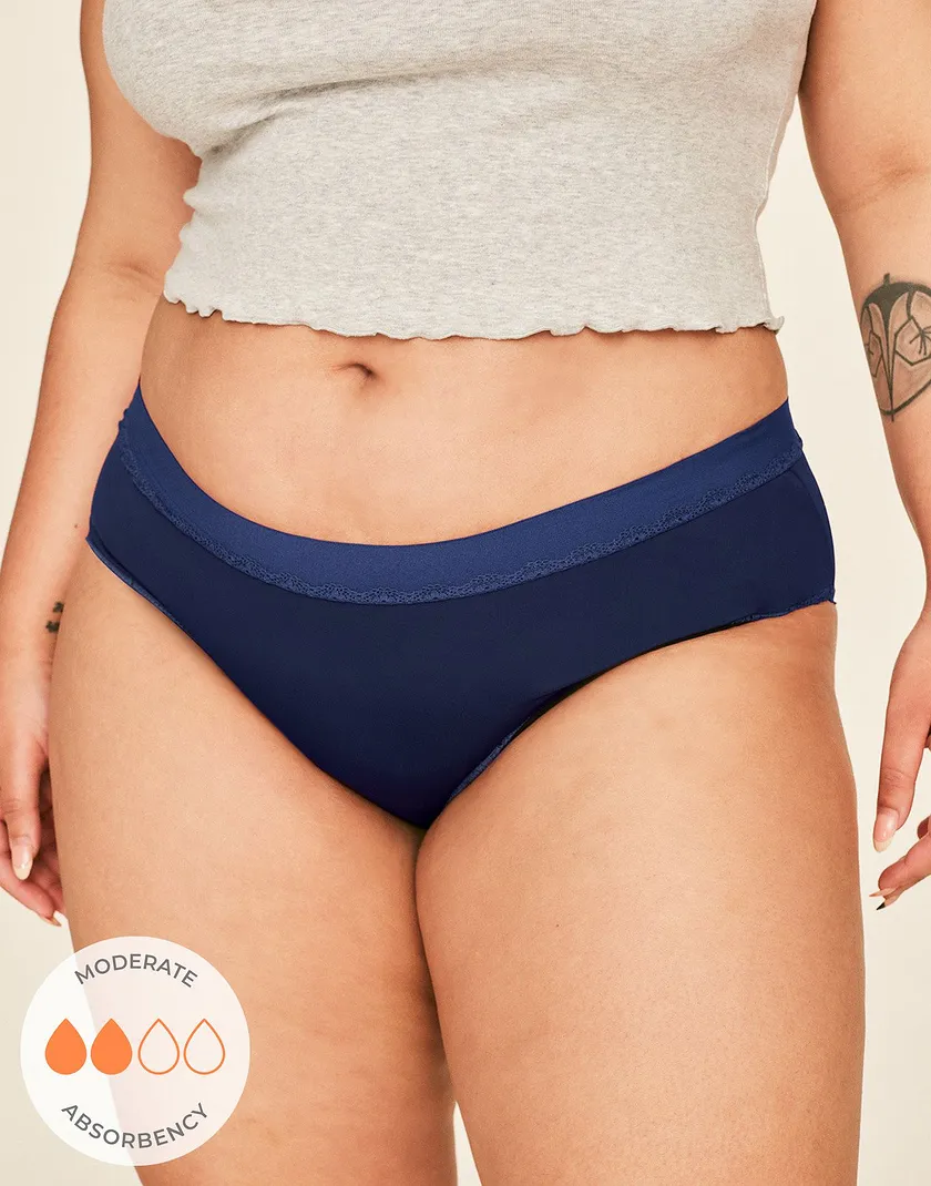 Olivia Hipster Dark Blue 2 Plus panty bundle Model 1