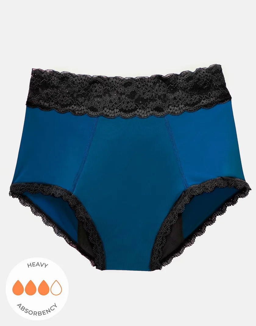 Amelia High Waisted Dark Blue panty bundle Still 3