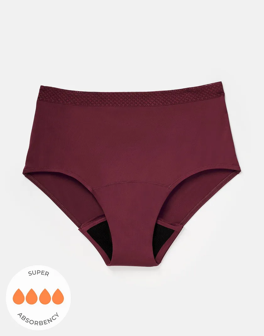 Jess High Waisted Dark Red 2 panty bundle Still 3