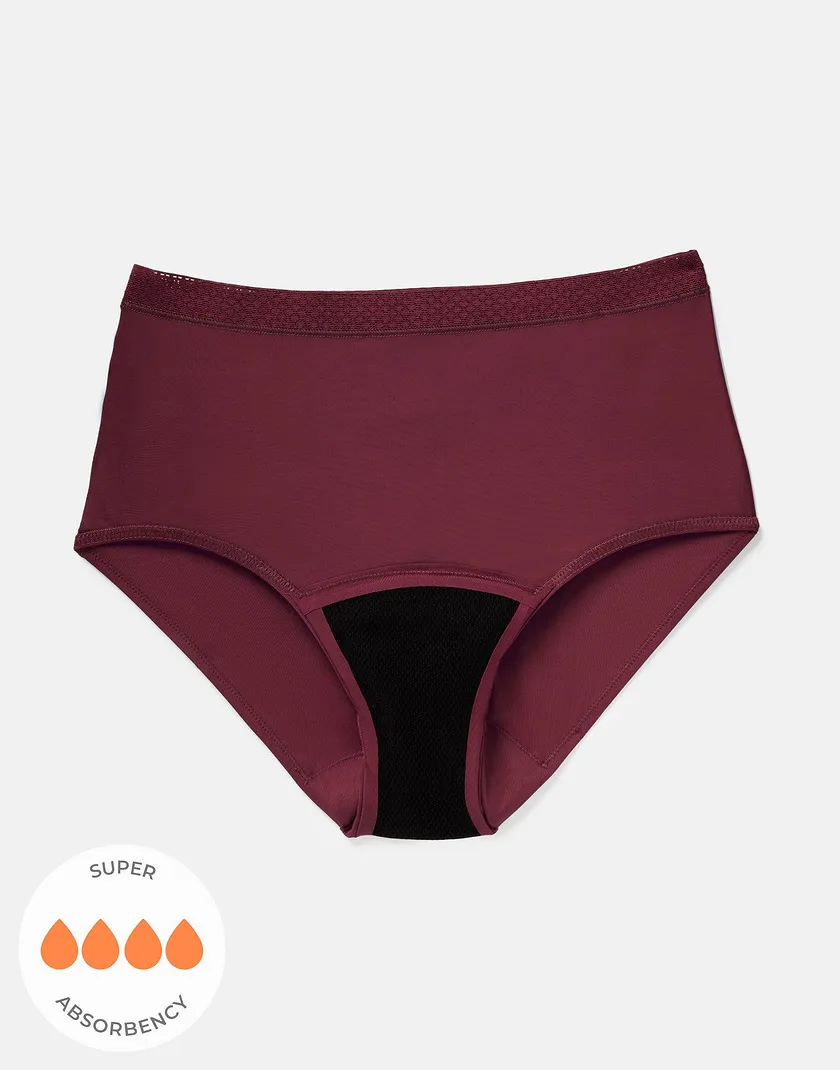 Jess High Waisted Dark Red 2 panty bundle Still 7