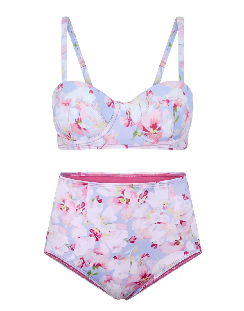 Vivien Floral Blue 2 Contour swimwear bundle Still 5