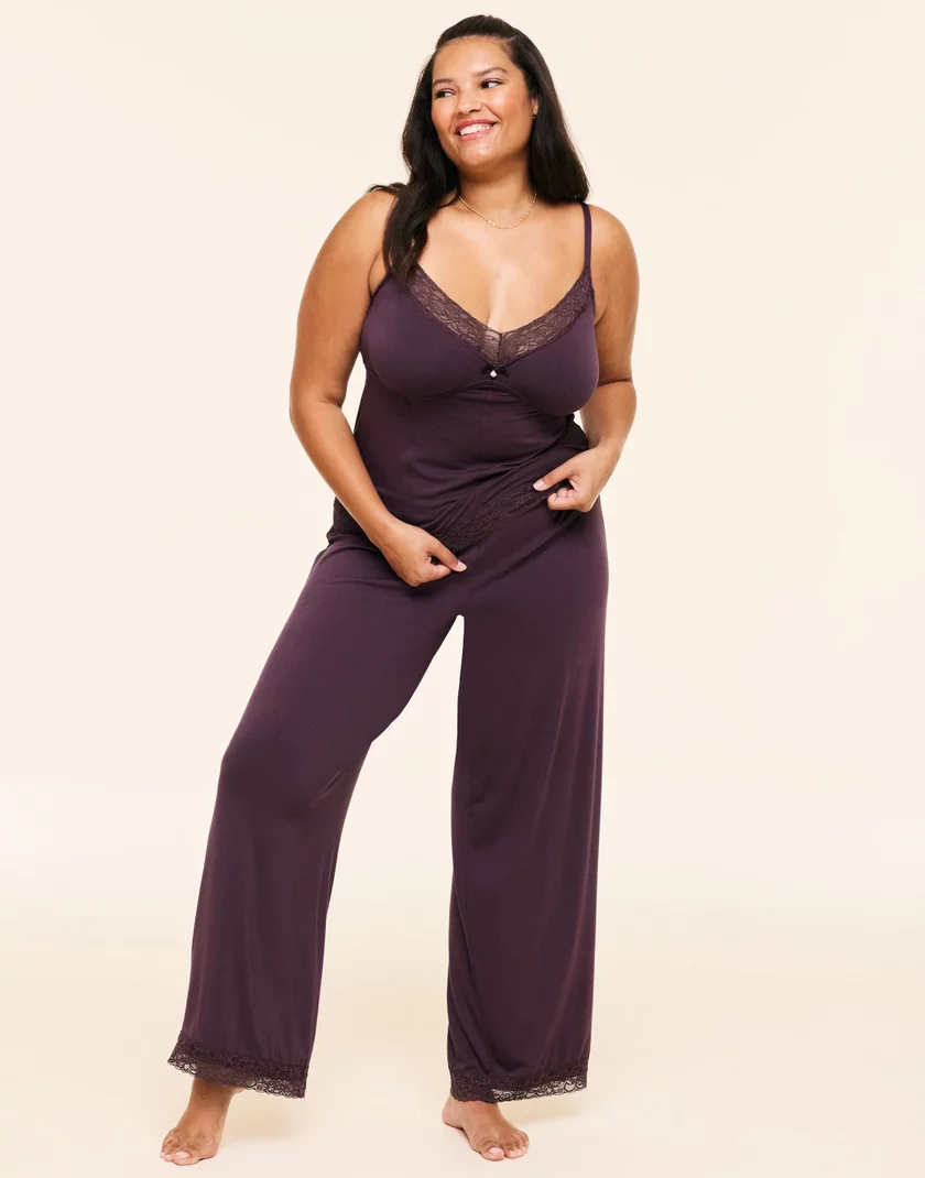 Suzanna Dark Purple Plus sleepwear bundle Model 2